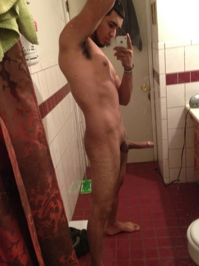 Dude With Hairy Armpits And A Big Dick Nude Men With Boners